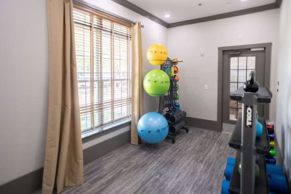 Gym equipment at Ashby at Ross Bridge, Hoover, 35226