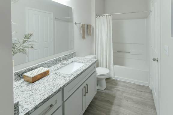 Bathroom With Bathtub at Sandstone Creek, Overland Park, KS