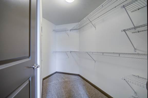 Walk-in closet at The Ridge at Chenal Valley Apartments, Little Rock, Arkansas