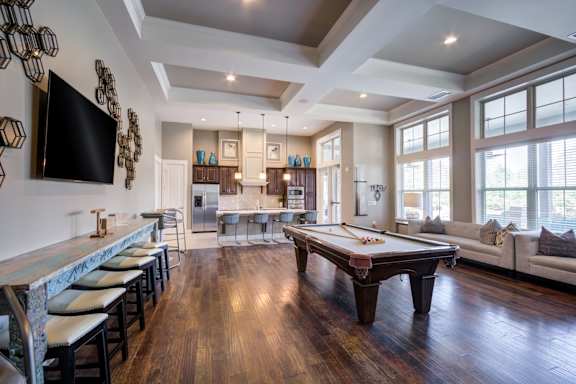 Bright Game Room at The Ridge at Chenal Valley Apartments, Little Rock, 72223