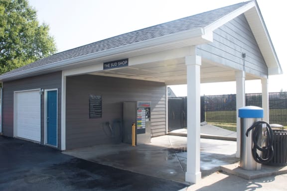 the gas station is in a parking lot at The Shallowford, Chattanooga, TN