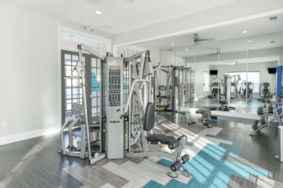 the gym at The Shallowford, Chattanooga, TN