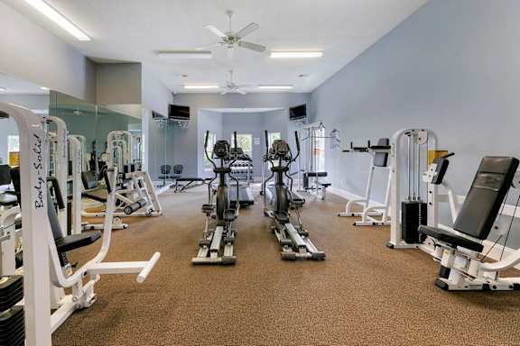 Gym with Weight Training Equipment at Trailside at Greenline, Cordova, 38018