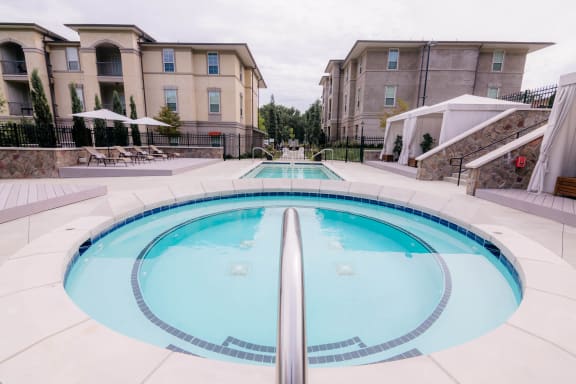 our apartments have a large resort style pool at The Villa at River Pointe, Maumelle, 72213
