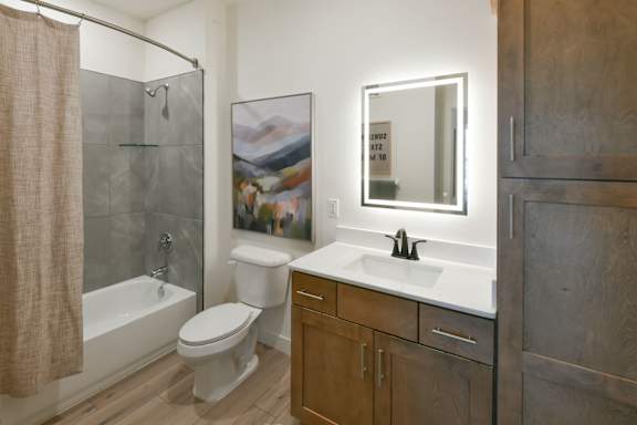 Bathroom at Grays Creek Apartments, Cordova