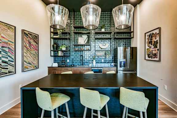 Resident Kitchen Clubhouse at Grays Creek Apartments, Tennessee