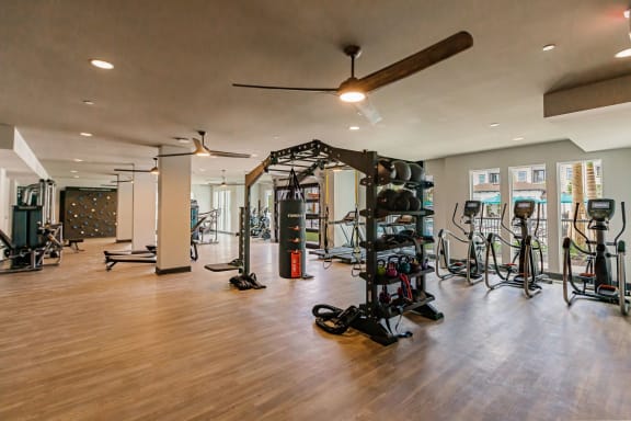 Modern fit studio at The Harrison in Sarasota, FL 34243