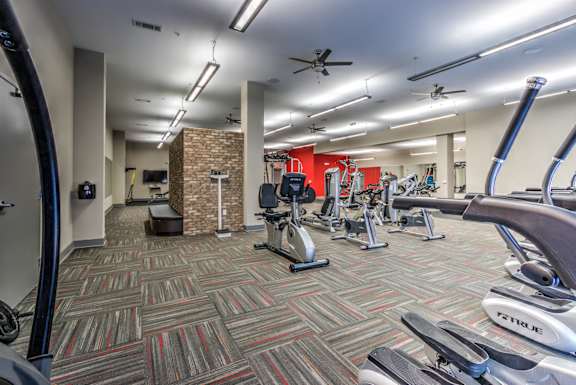 Gym at Highland Row Apartments, TN, 38111