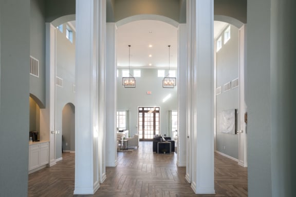 Clubhouse interior entrance at Lincoln at Wolfchase, Cordova, TN