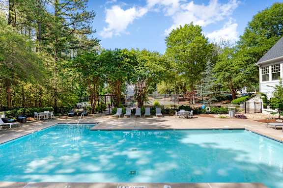 Sunny Suburban Oasis With Sparkling Pool at Manchester at Mansell, Roswell Georgia