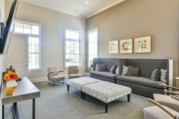 Media room at Meridian Park in Collierville, TN 38017