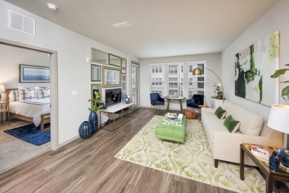 Model Living Room at Maitland City Centre, Florida
