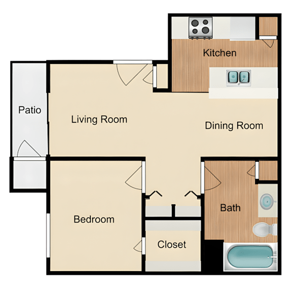 Cedarwood Floorplan at Normandy Woods, Houston, TX