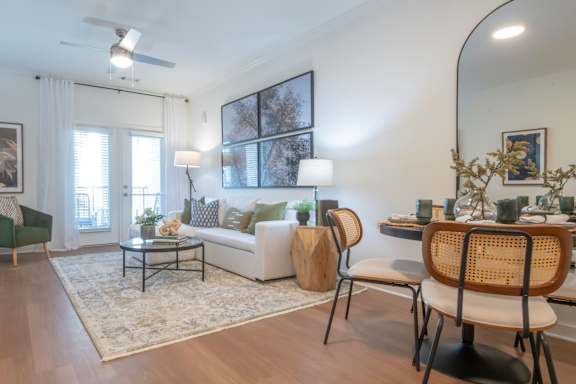 Dining Room and Living Room View at The One at Millington, Millington, 38053
