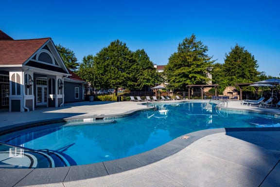 Pool and Pool deckat One Rocky Ridge Apartment, Georgia