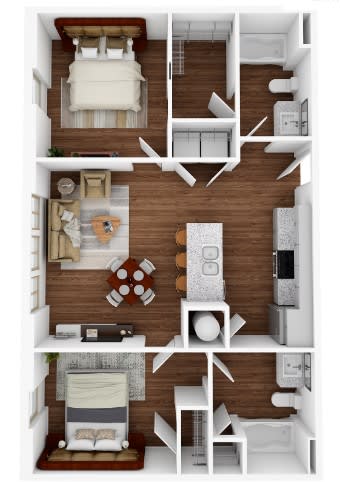 2 bedroom 2 bath at Lakeland Town Square Apartments, Lakeland