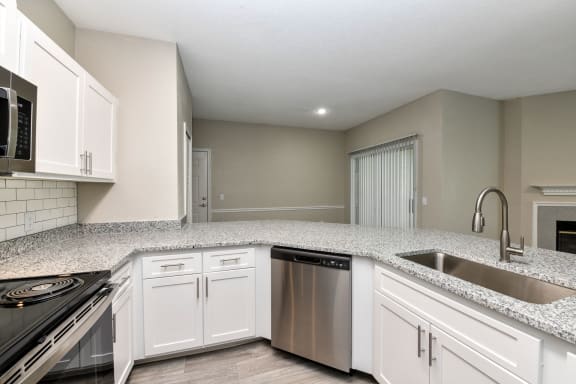 Kitchen With Sink And Faucet at Paradise Island, Jacksonville, FL