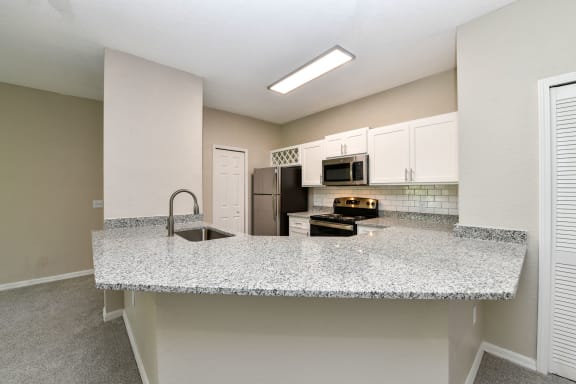 Modern Kitchen at Paradise Island, Jacksonville, Florida