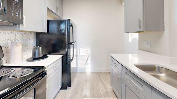Modern Kitchen at Pointe Royal in Overland Park, KS