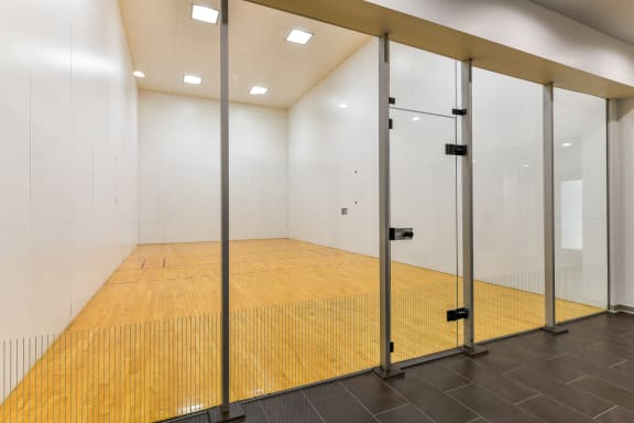 Enjoy an Invigorating Game of Racquetball in our Indoor Racquetball Courts at Pointe Royal Townhome Apartments, Overland Park, KS 66213