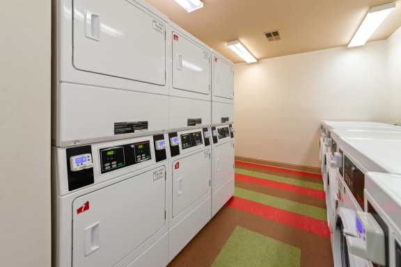 Laundry Center Dryers at Sugarloaf Crossing Apartments, Georgia