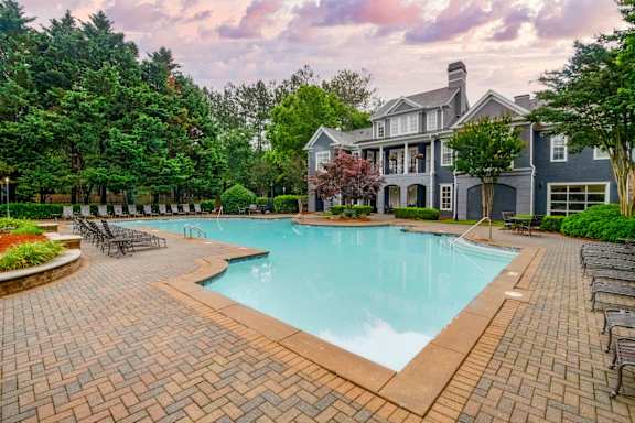 Pool Area at The Berkeley, Duluth, GA