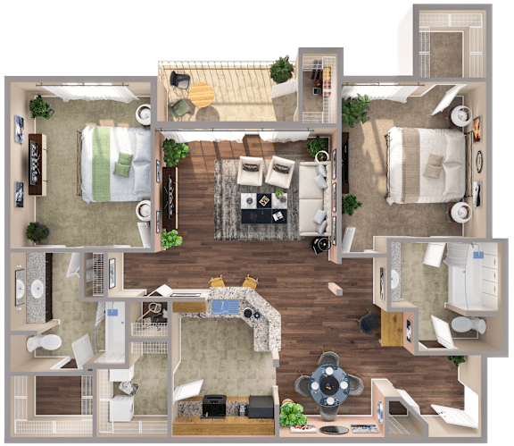 2 bed 2 bath at The Fenwick Apartments, Humble