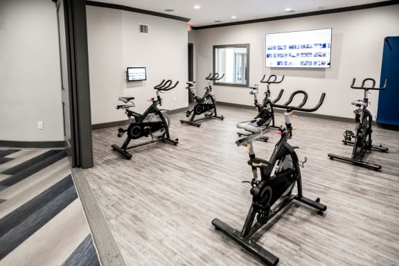 Cycle Room  located at Retreat at Steeplechase in Houston, TX 77065