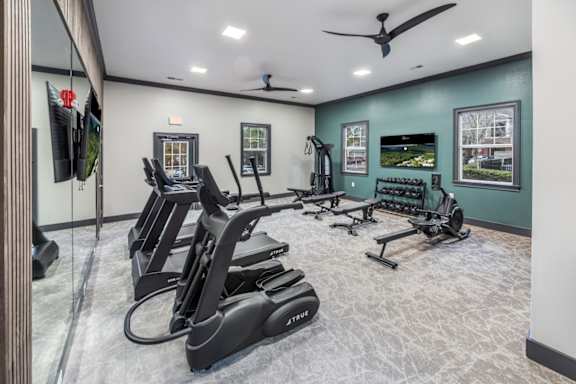 Exercise Space at The Dawson Cartersville Apartments, Georgia