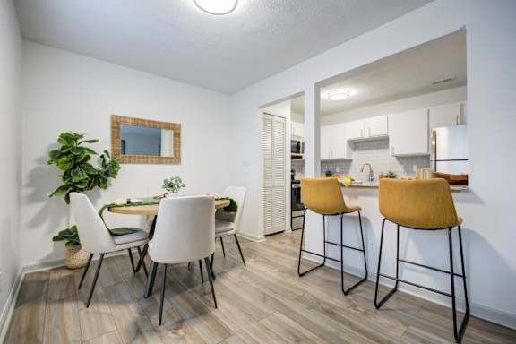 Bright Dining Area at The Waters at Chenal Apartments, Little Rock, AR