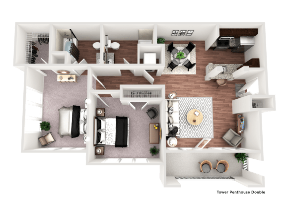 2 bed 2 bath E at The Villa at River Pointe, Maumelle