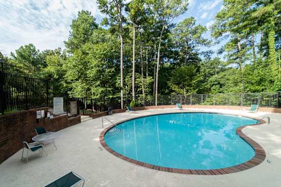 Pool Amenity Space at Villas on Briarcliff, Atlanta, GA