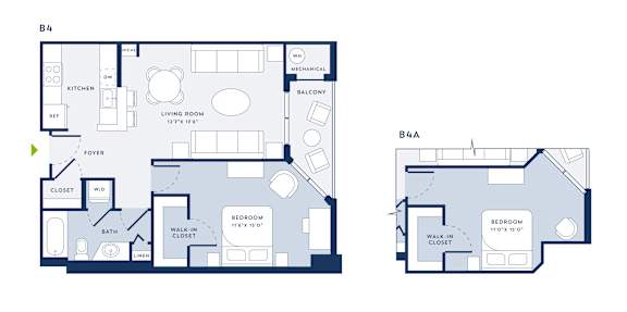 A blueprint of a house layout with labeled rooms.