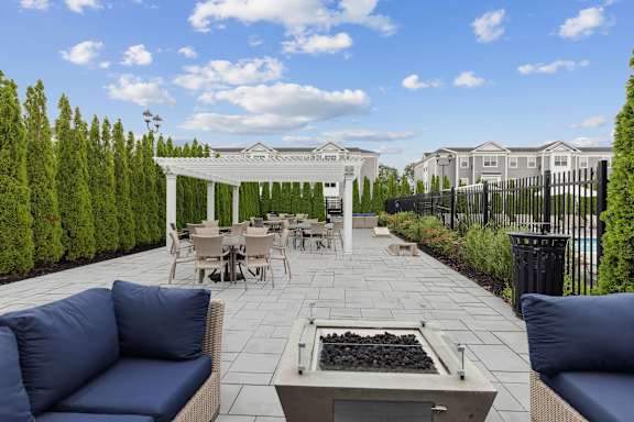 Firepit seating area