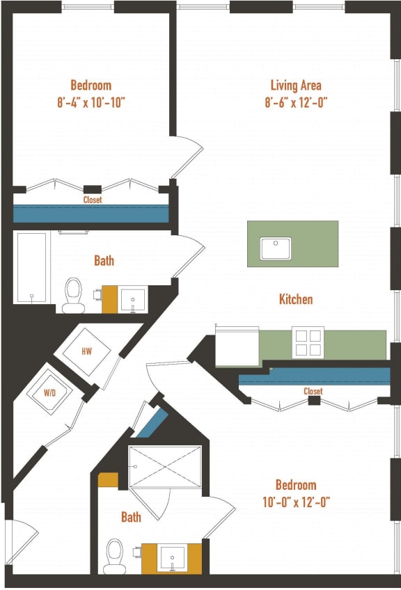 a blueprint of a floor plan of a house