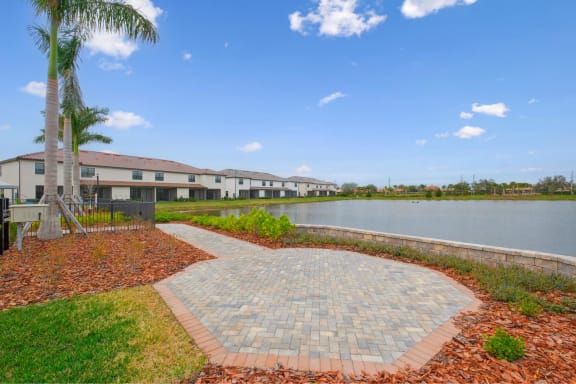 Serene Lakeside View at Fiore Townhomes, Venice, Florida