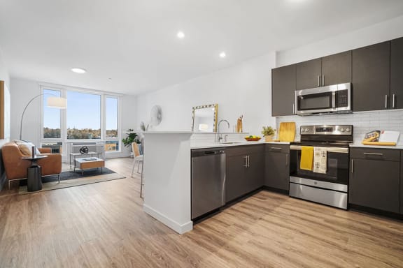 Marble Quartz Countertops at The Brick of Hackensack, Hackensack