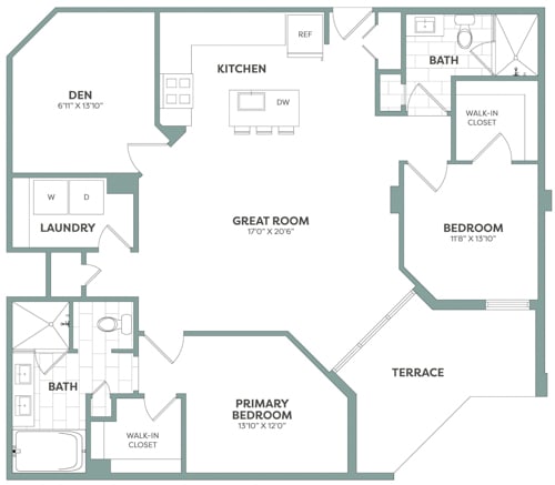 a blueprint of a floor plan of a house