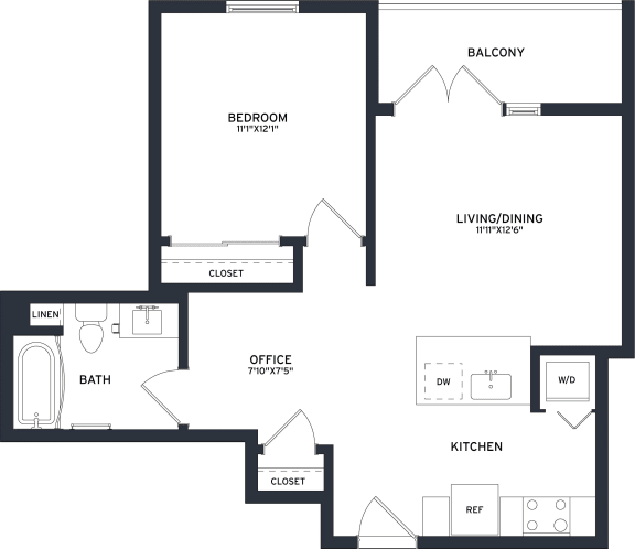 a blueprint of a floor plan of a building