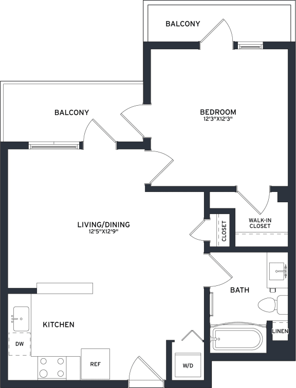 an illustration of a floor plan of a house