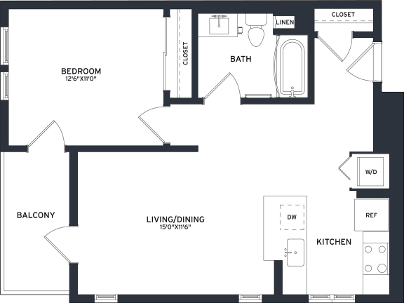 a blueprint of a floor plan of a house