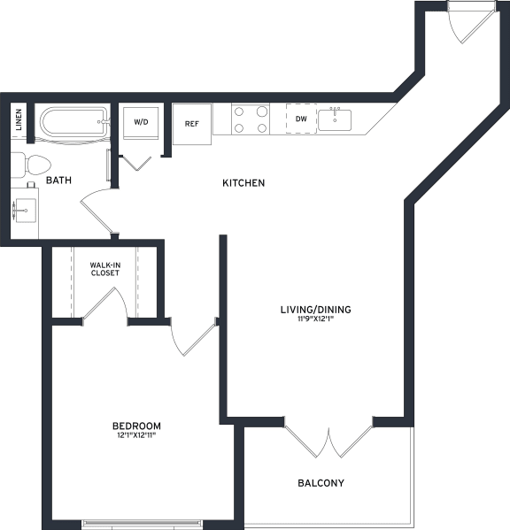 an illustration of a hypothetical floor plan of a house