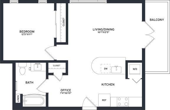 a blueprint of a floor plan of a room