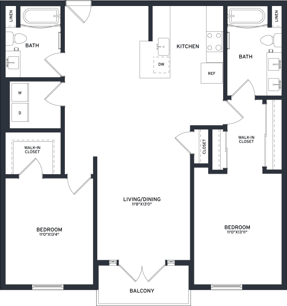 a schematic drawing of a floor plan of a house