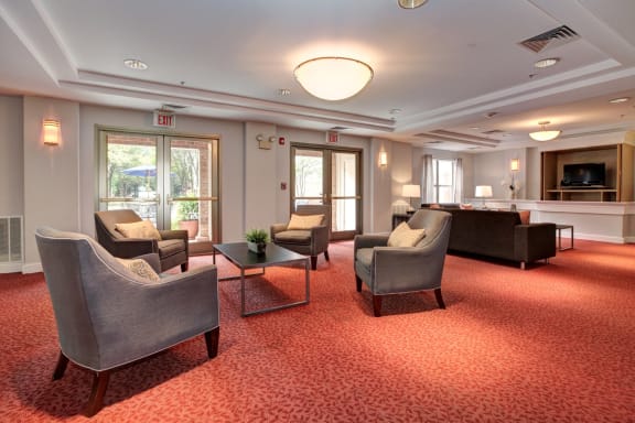 Indoor and outdoor lounge areas for entertaining