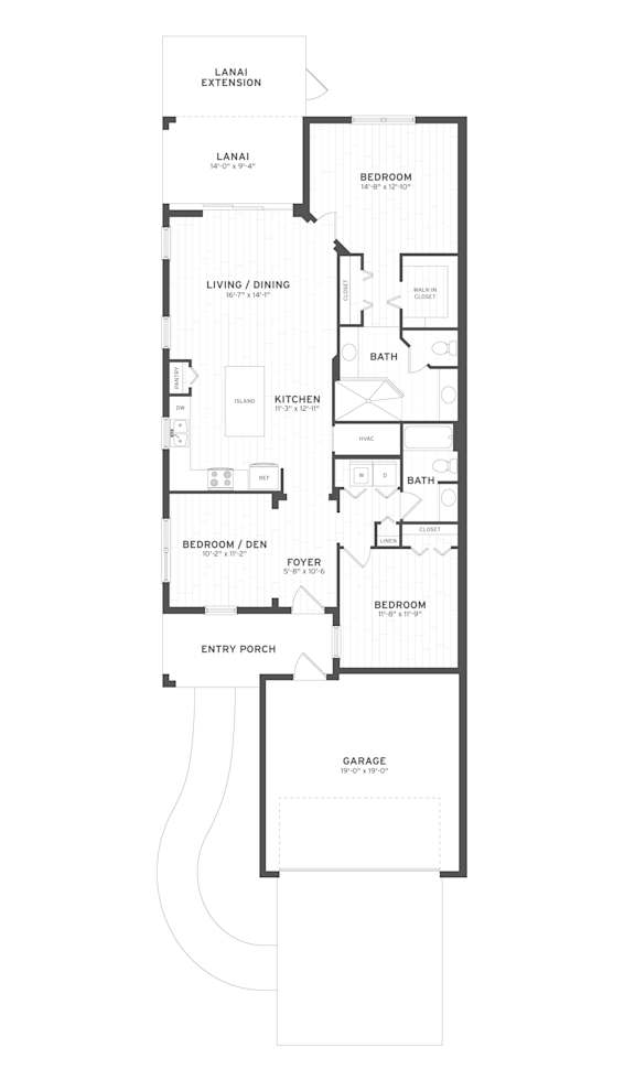 Crystal Sands Floor Plan at Marisol, Bradenton FL