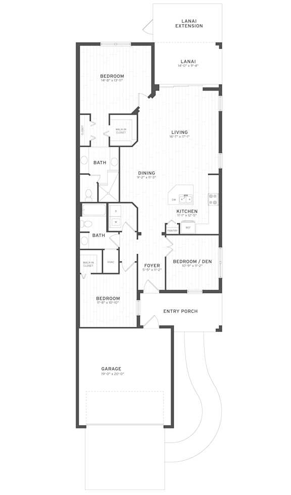 Tidewater Floor Plan at Marisol, Bradenton 34211