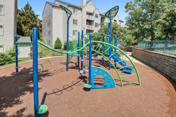 our apartments have a playground for kids to play