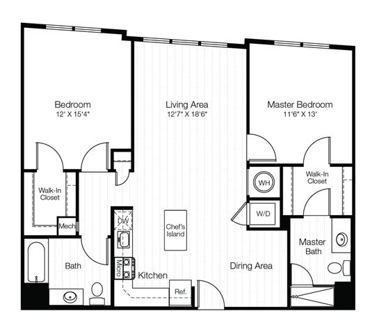 2 bedroom apartments Mineola
