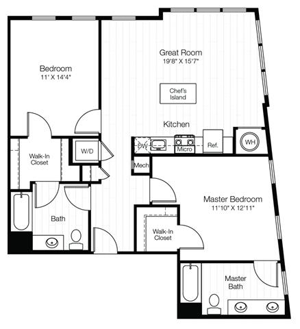 one bed apartments in new york NY